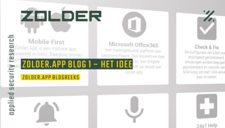 Zolder.App blog 1 – het idee