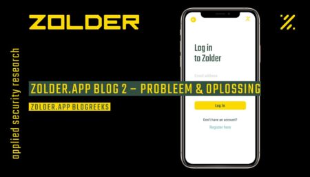 Zolder.App Blog 2 – Probleem & Oplossing